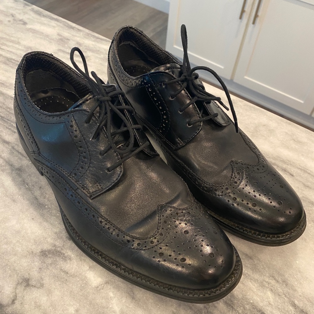 Men’s Black Chaps Dress Shoes Size 11